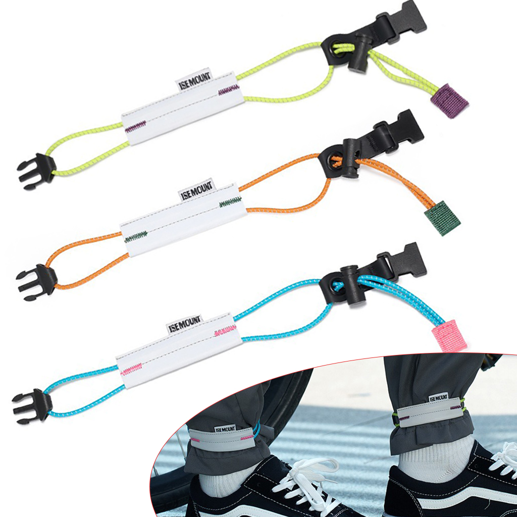 Cycling Gear Usa - Светоотражающие ремни для велосипедных штанов, регулируемые,