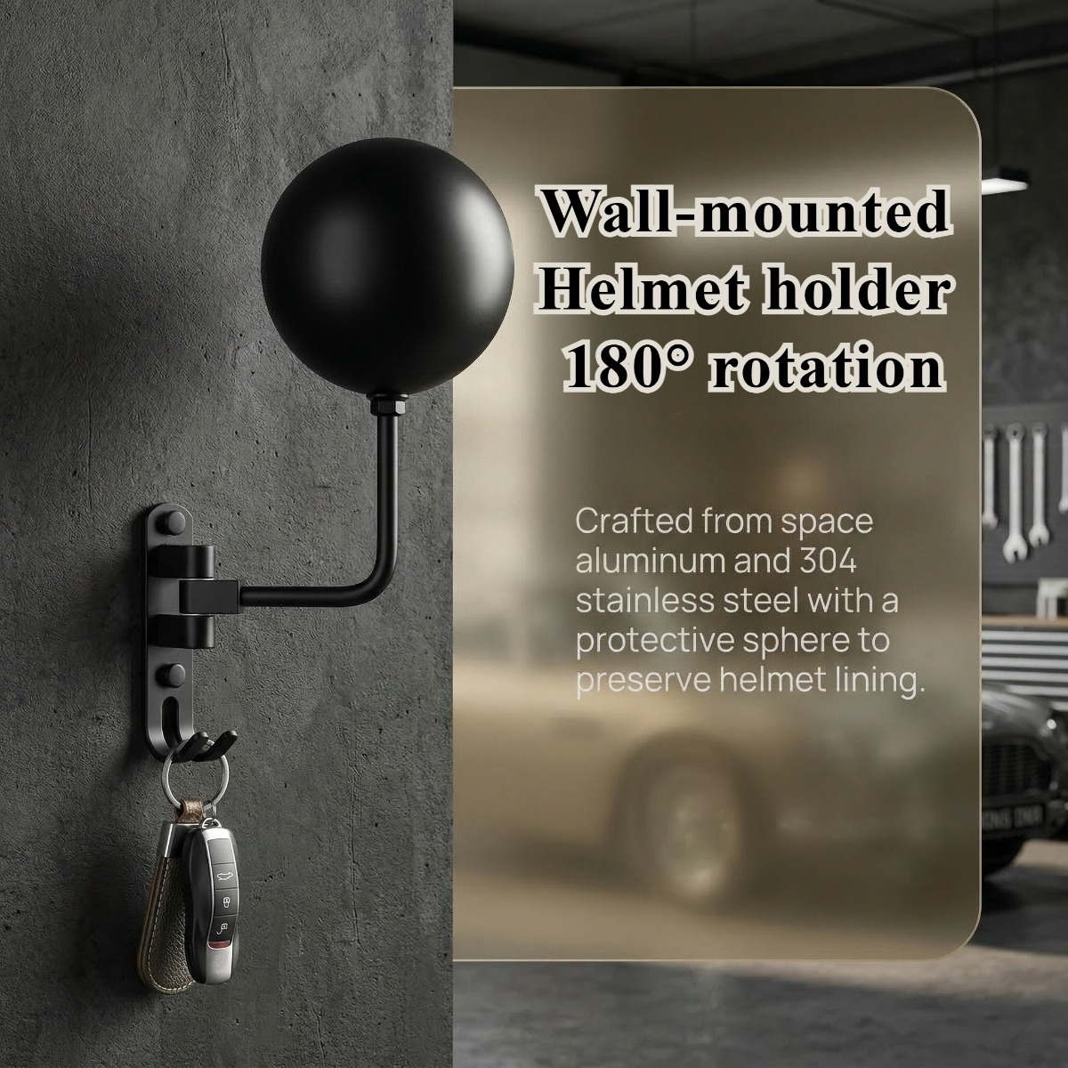 Cycling Gear Wall Mount - 180 ° Настенный поворотный держатель для