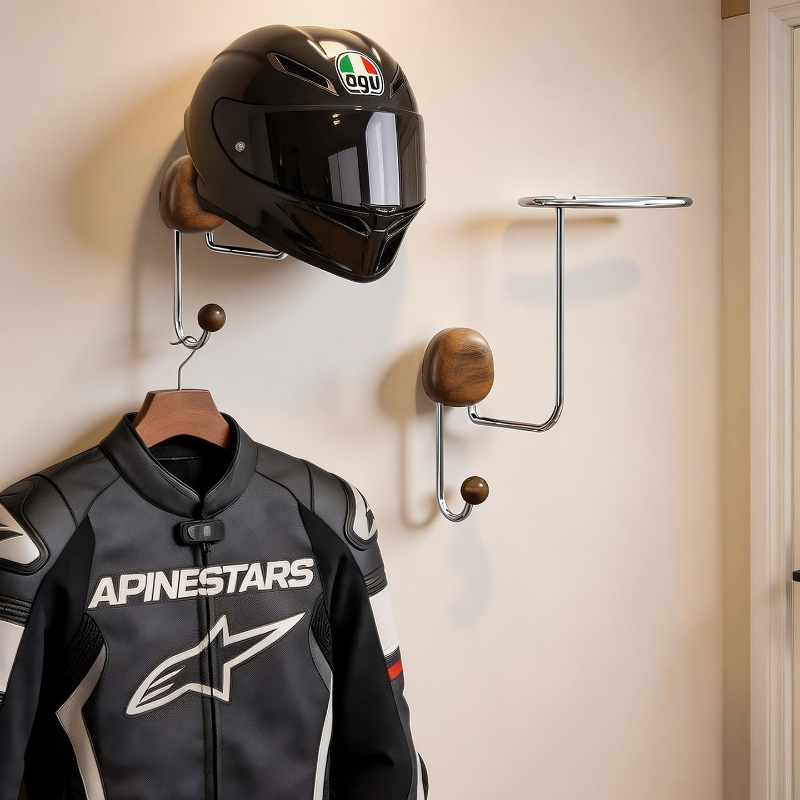 Cycling Gear Wall Mount - Настенный держатель для шлема без сверления,