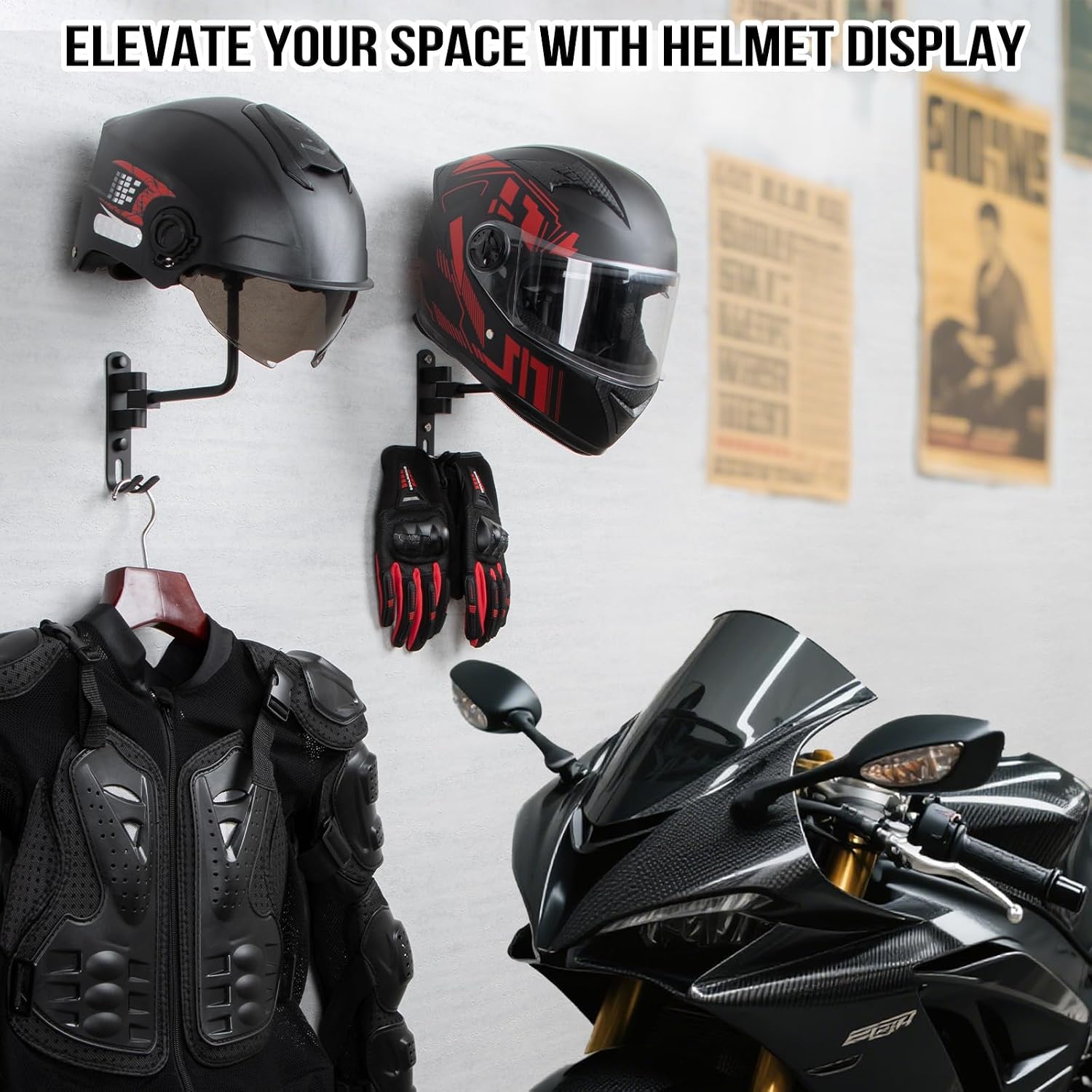 180 °   Вращающийся настенный  – обзор и цена Cycling Gear Wall Mount