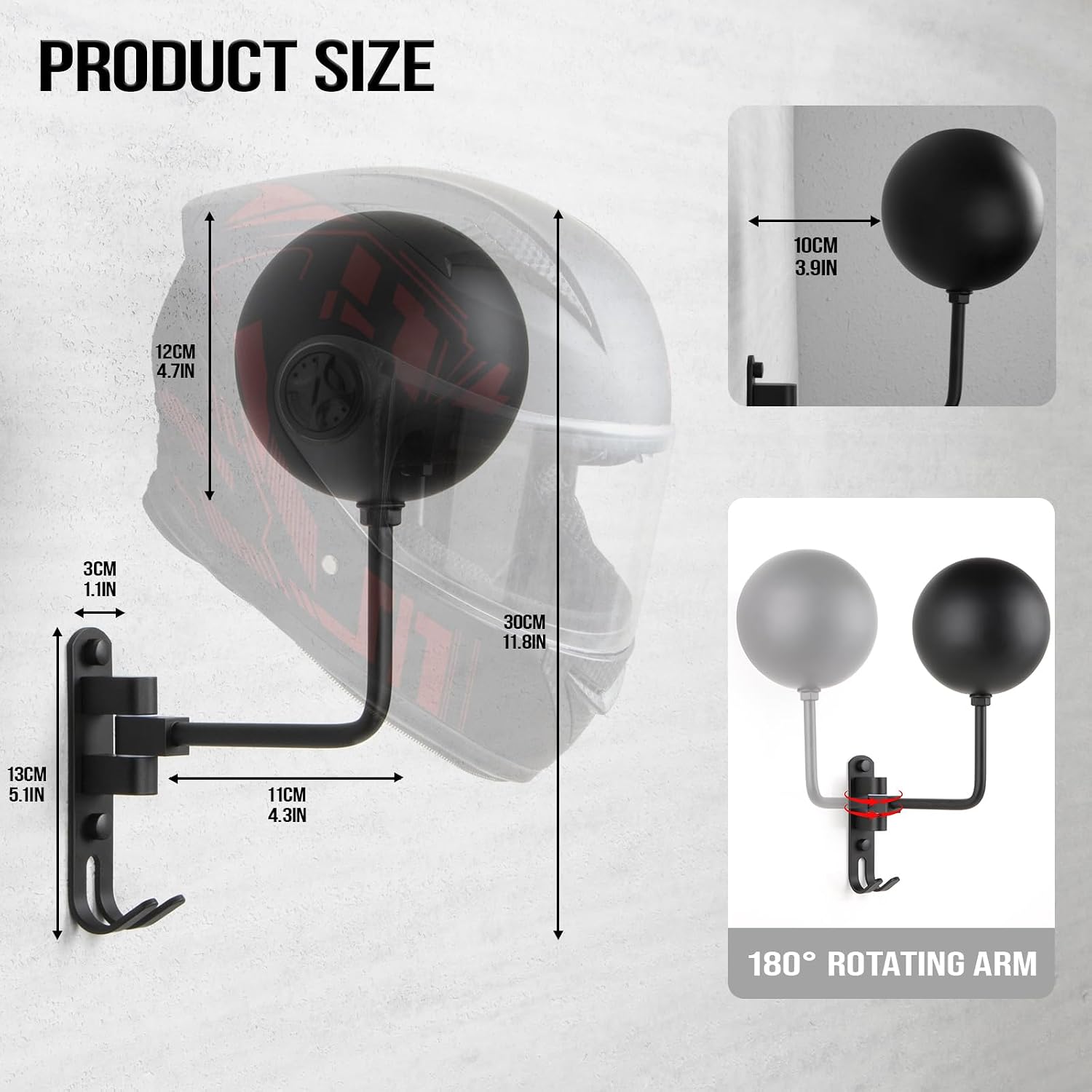 180 °   Вращающийся настенный  – обзор и цена Cycling Gear Wall Mount