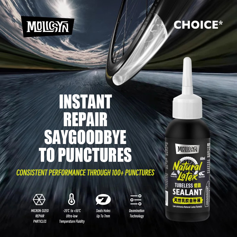 Бескамерный герметик MolicSYN  – обзор и цена Tubeless Tire Sealant