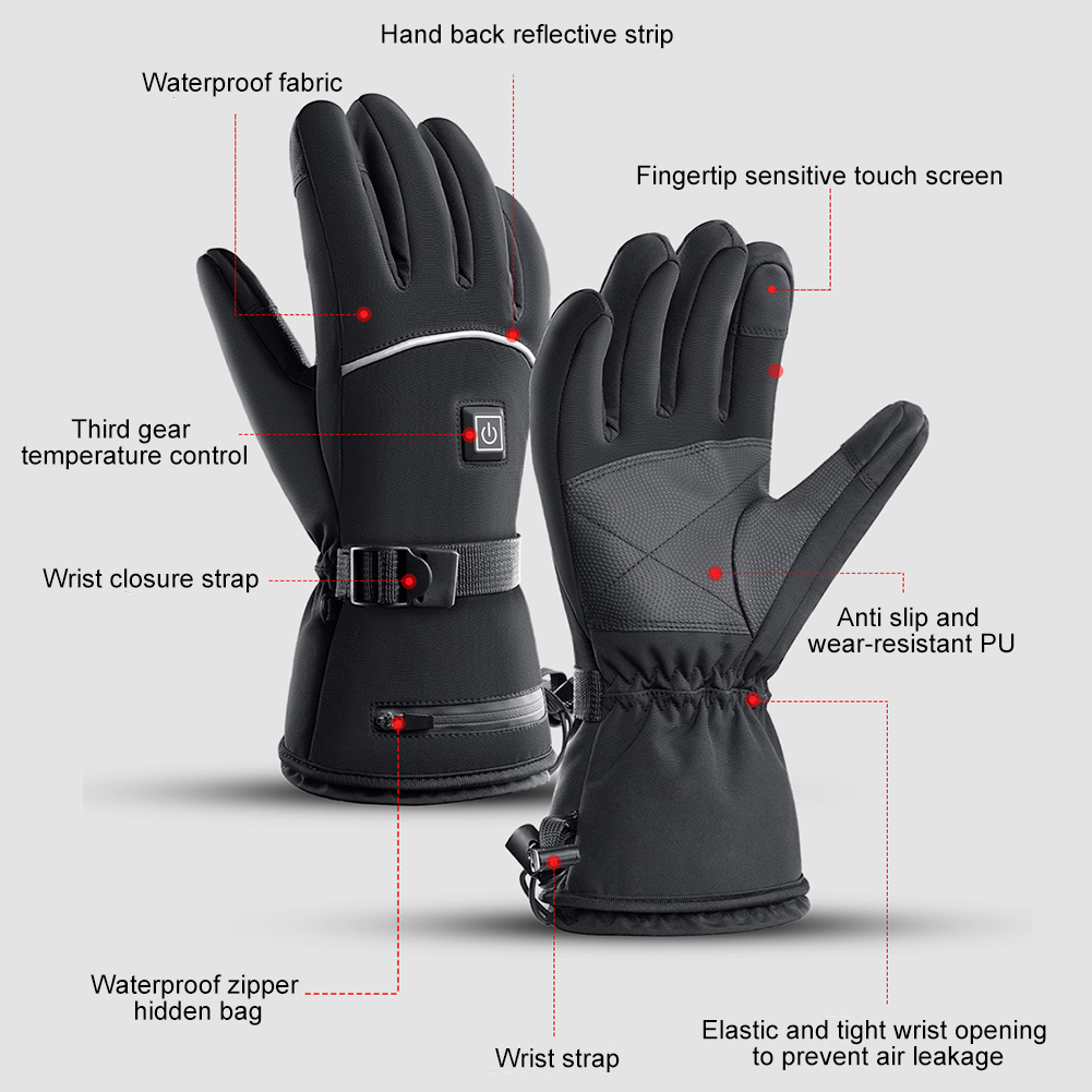 Перчатки с подогревом и сенсор – обзор и цена Cycling Gear Temperature